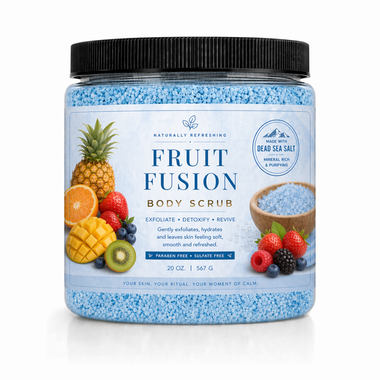 Fruit Fusion Körperpeeling 20 oz | Totes-Meer-Salz