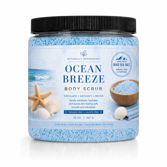 Ocean Breeze Körperpeeling 20 oz | Totes-Meer-Salz