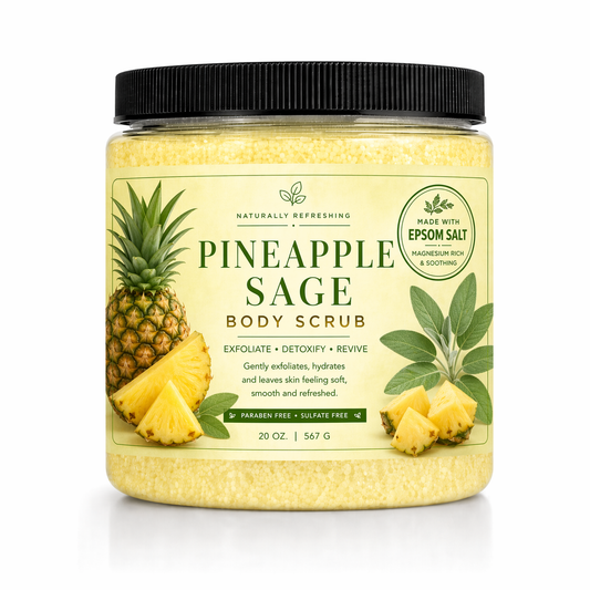 Lemon Drop Kropsskrub 20 oz | Epsomsalt