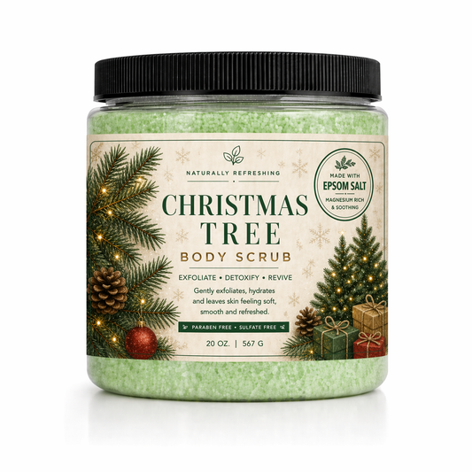 크리스마스 트리 바디 스크럽 20oz | 엡솜 솔트