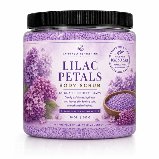 Lavendel-Vanille-Körperpeeling 20 oz | Bittersalz