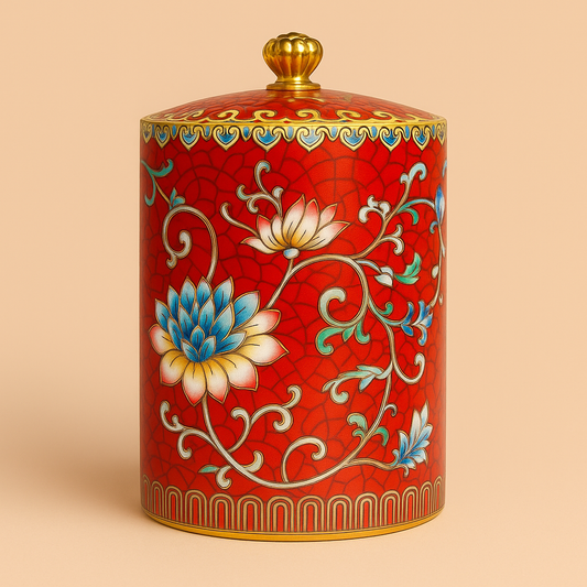 Ceramic Candle (Red)