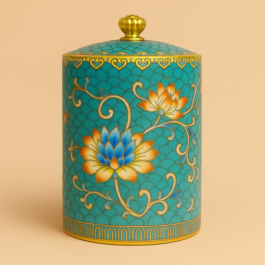 Ceramic Candle (Blue)