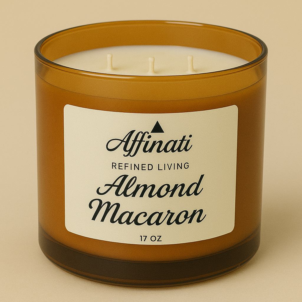 3-Wick Almond Macaron Candle