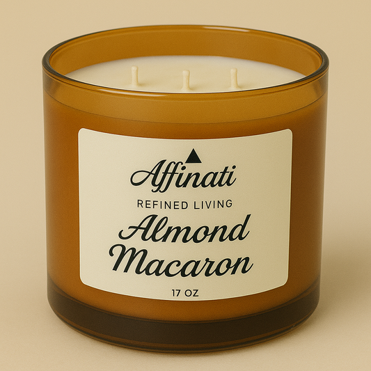 3-Wick Almond Macaron Candle