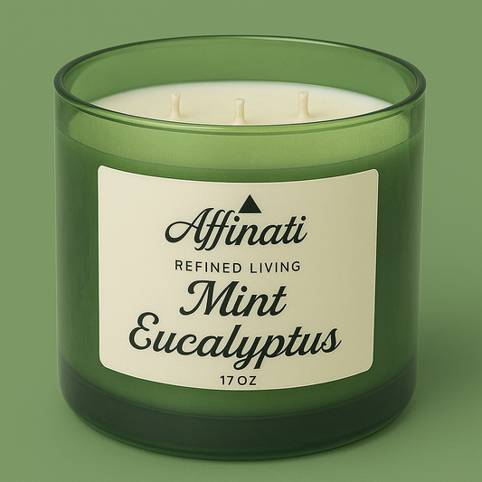 3-Wick Mint Eucalyptus Candle