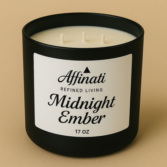 3-Wick Midnight Ember Candle