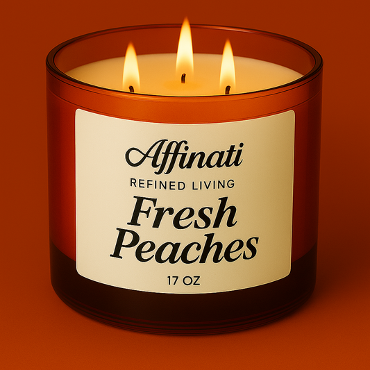 3-Wick Fresh Peaches Candle