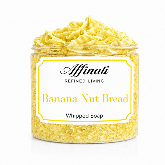 Savon fouetté pain aux bananes et noix - 20 oz