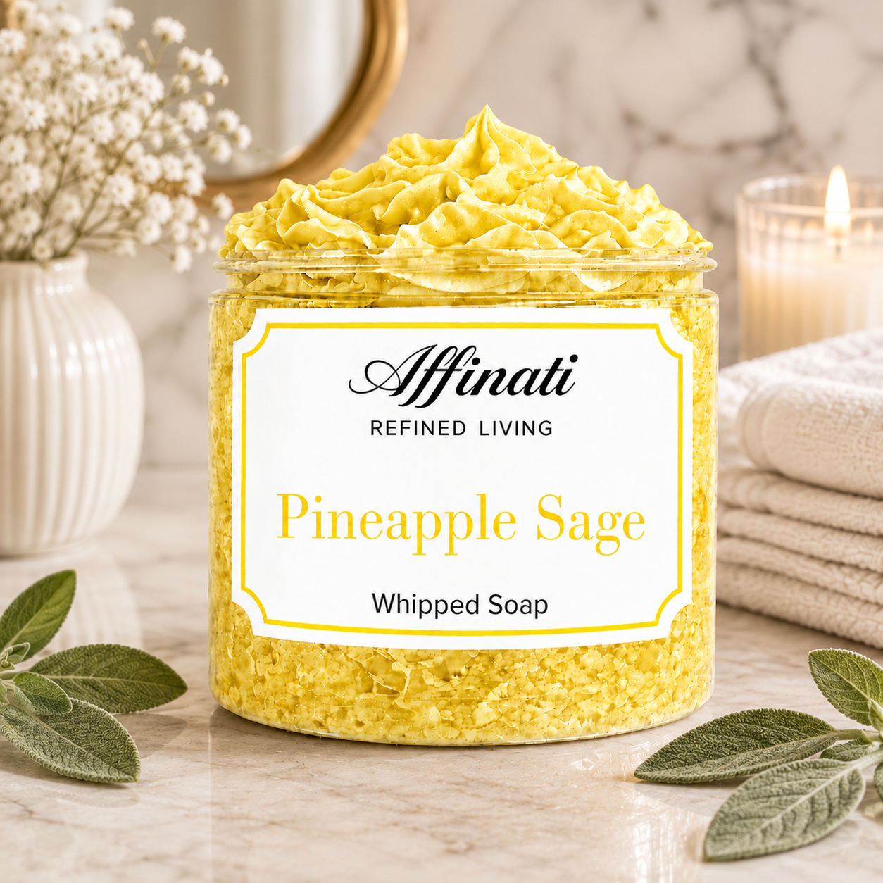 Äpple Kanel Vispad Tvål - 20 oz