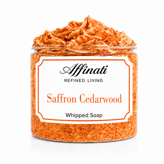 Savon fouetté Safran Bois de cèdre - 20 oz