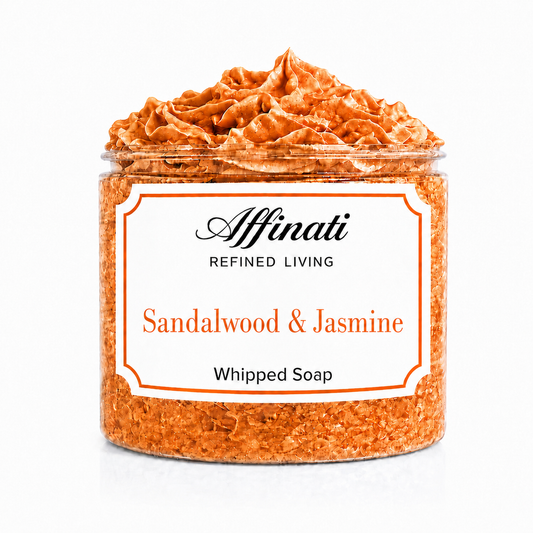 Savon fouetté Bois de santal & Jasmin - 20 oz