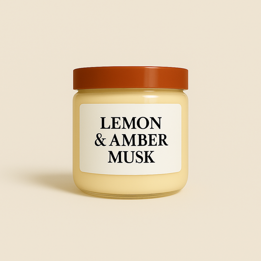 Hydrating Face Cream - Lemon & Amber Musk