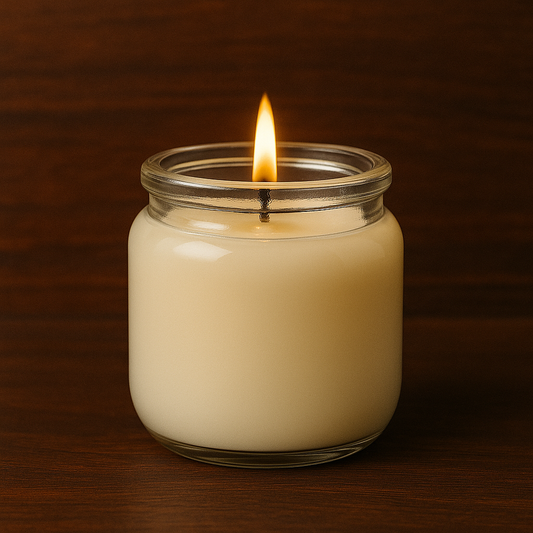 Mahogany Teakwood Apothecary Candle
