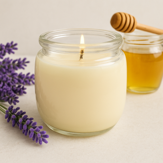 Honey Lavender Apothecary Candle