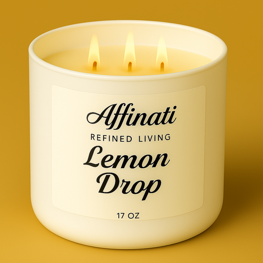 3-Wick Lemon Drop Candle