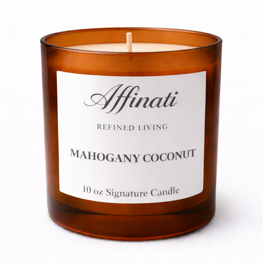 Mahogany Coconut Signature Candle - Affinati