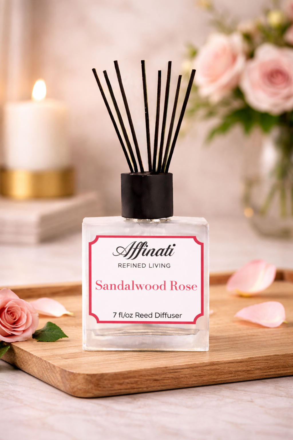 Sandalwood Rose Reed Diffuser - Affinati