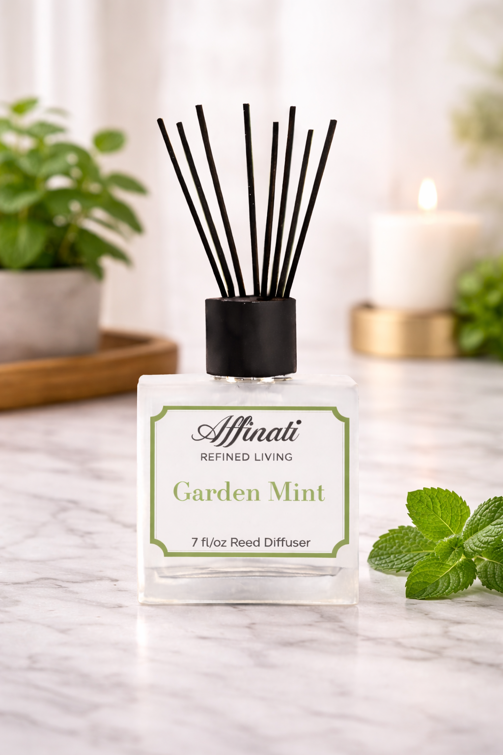 Garden Mint Reed Diffuser - Affinati