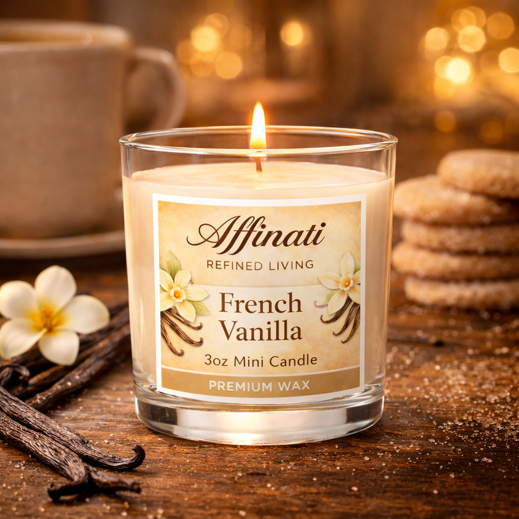 French Vanilla Mini Candle - Affinati