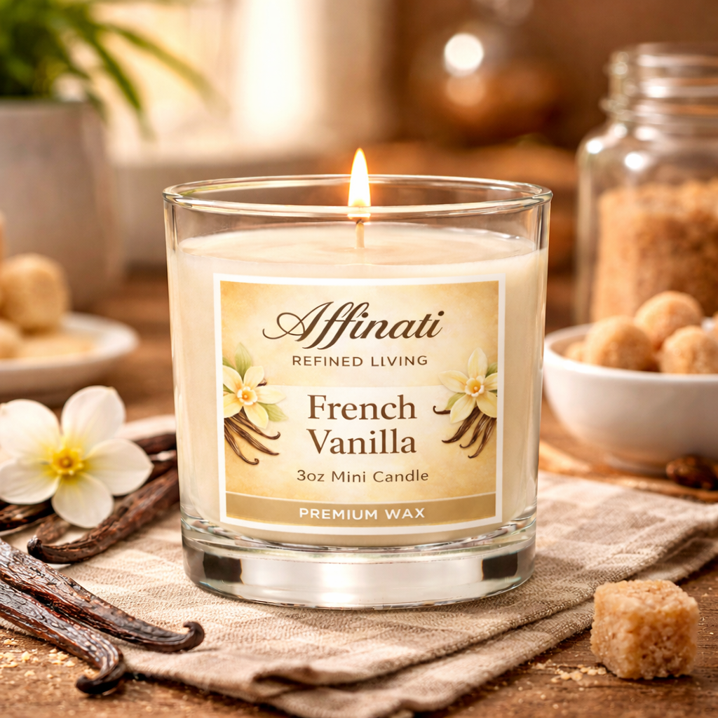 French Vanilla Mini Candle - Affinati