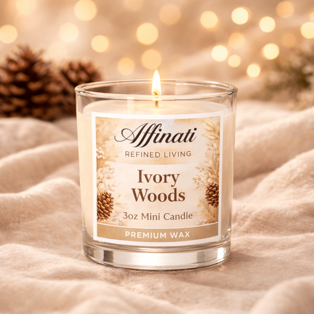 Ivory Woods Mini Candle - Affinati