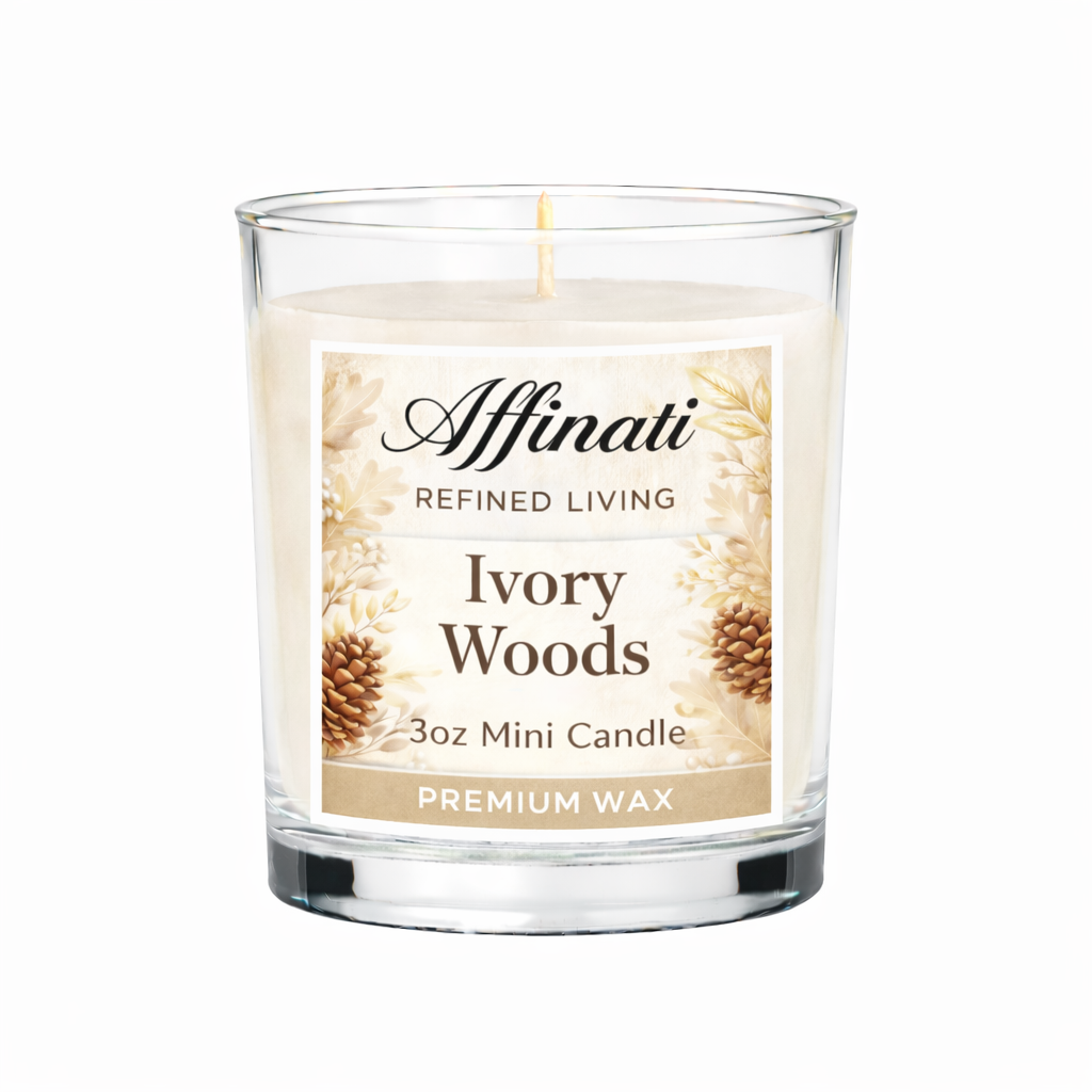 Ivory Woods Mini Candle - Affinati
