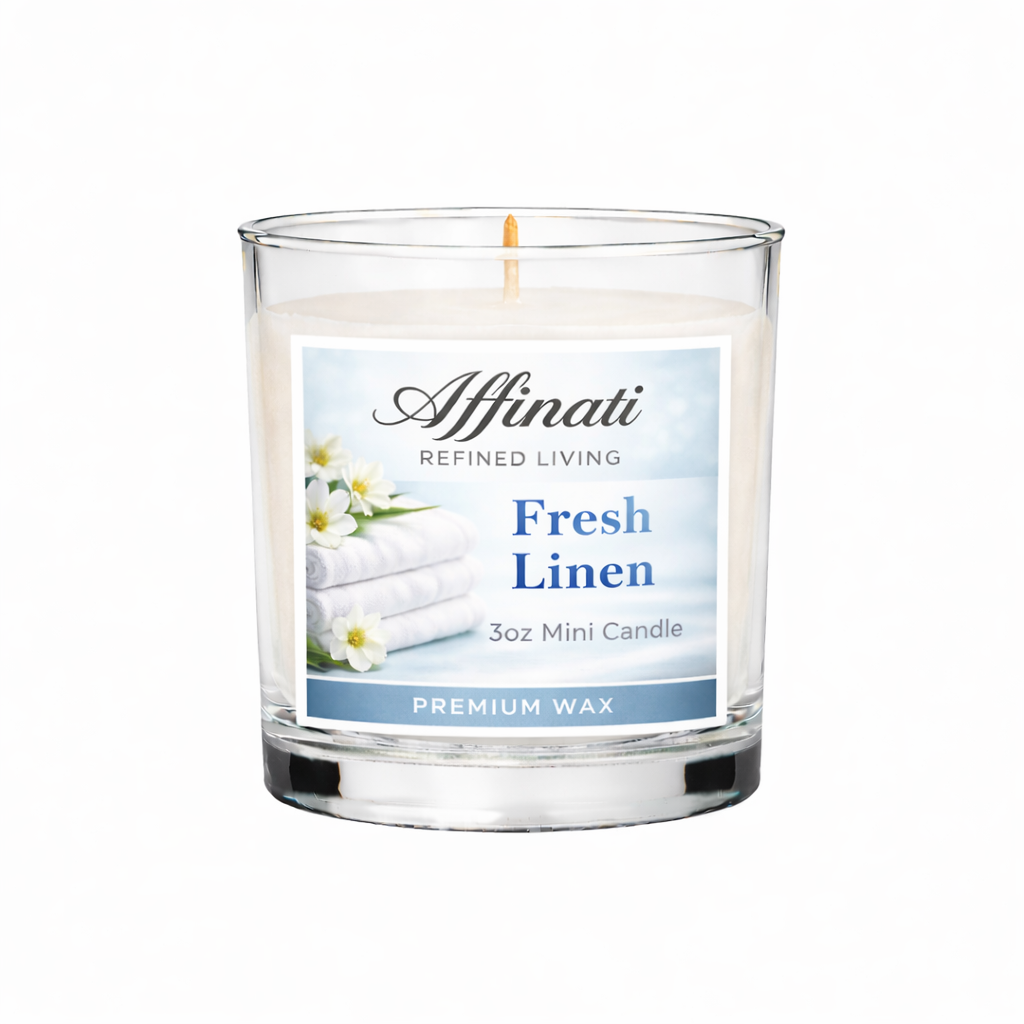 Fresh Linen Mini Candle - Affinati