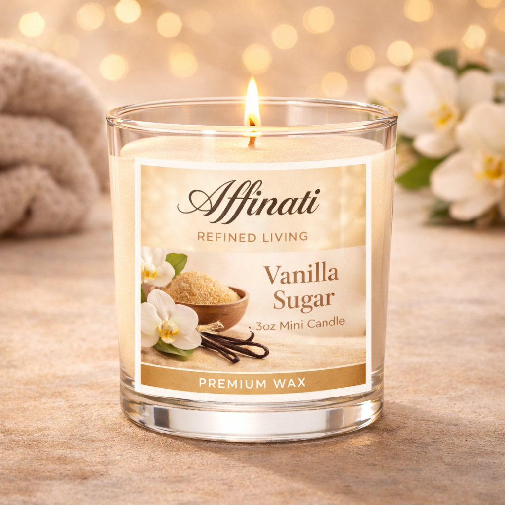 Vanilla Sugar Mini Candle - Affinati