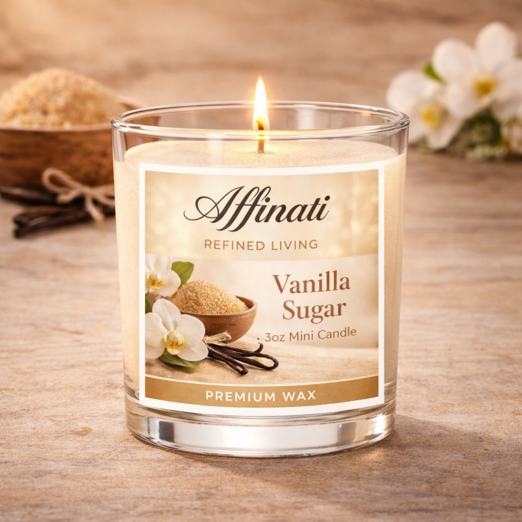 Vanilla Sugar Mini Candle - Affinati