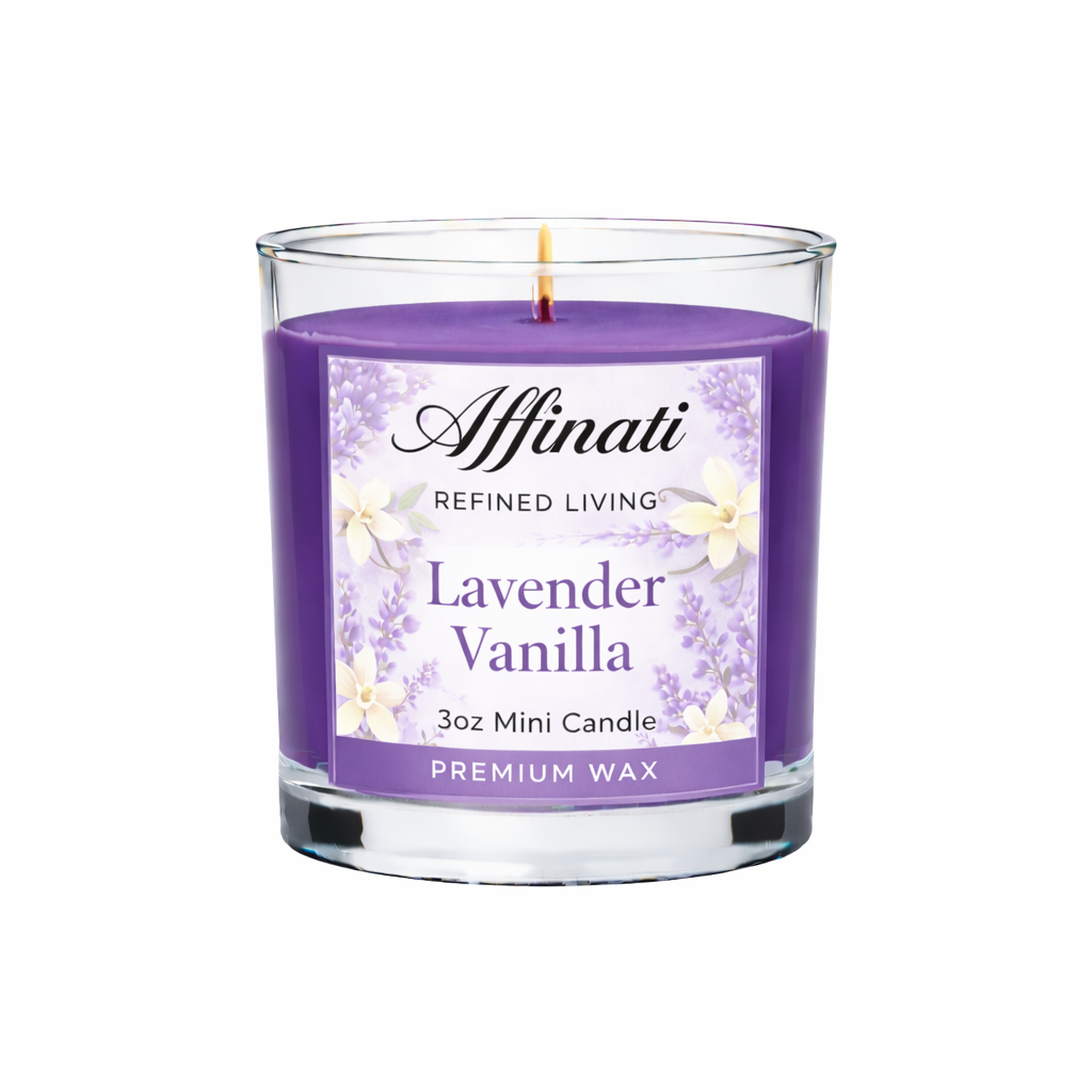 Lavender Vanilla Mini Candle - Affinati