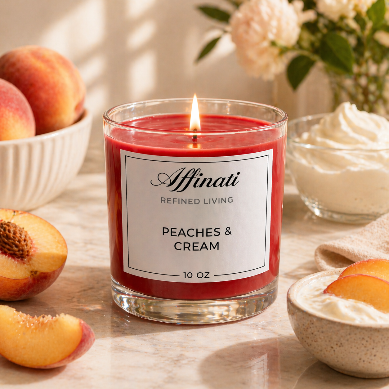 Peaches & Cream Original Candle - Affinati