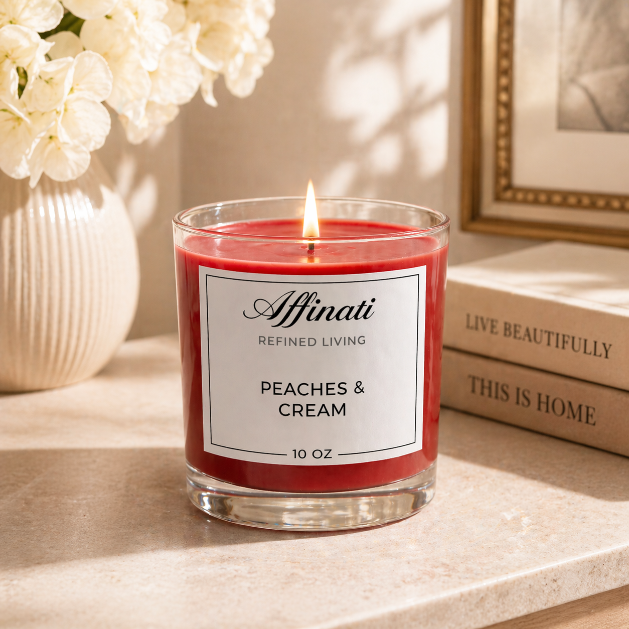 Peaches & Cream Original Candle - Affinati