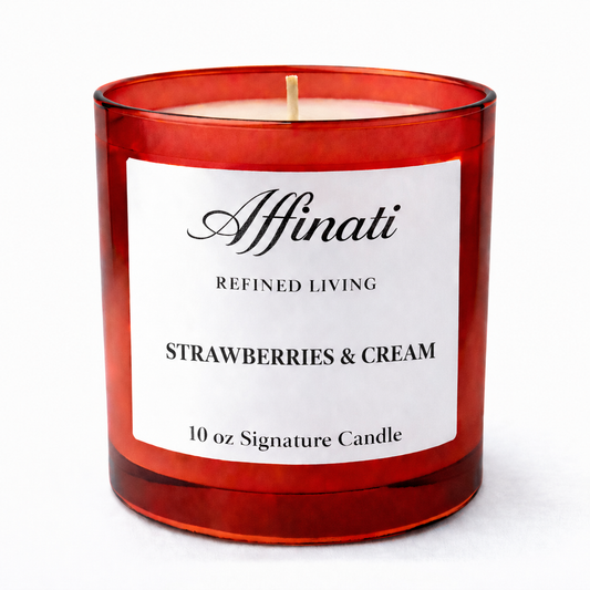 Strawberries & Cream Signature Candle - Affinati