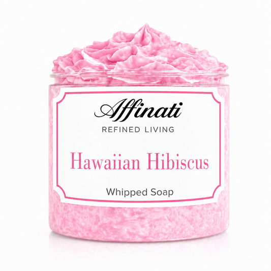 Hawaiian Hibiscus Whipped Soap - 20 oz - Affinati