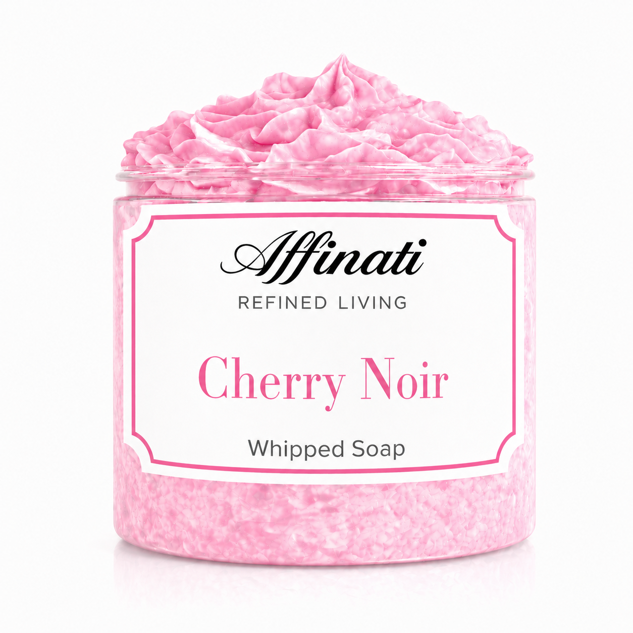 Cherry Noir Whipped Soap - 20 oz - Affinati