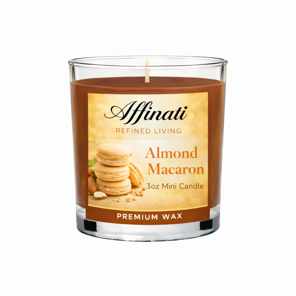 Almond Macaron Mini Candle - Affinati