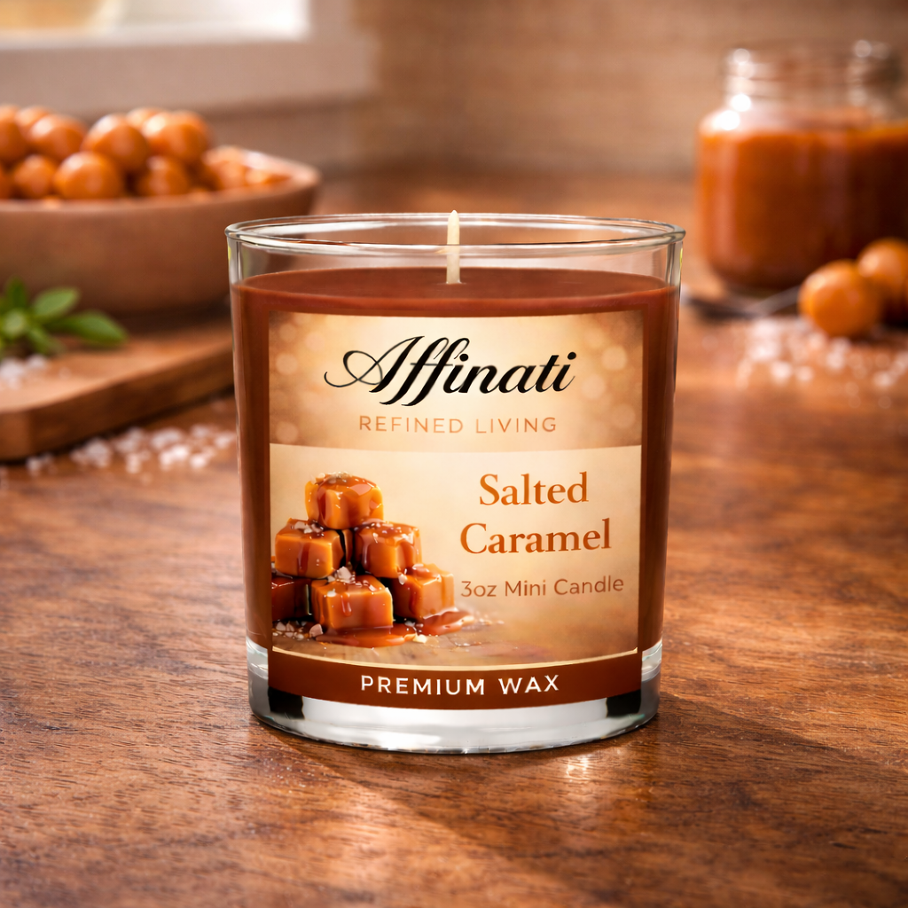 Salted Caramel Mini Candle - Affinati