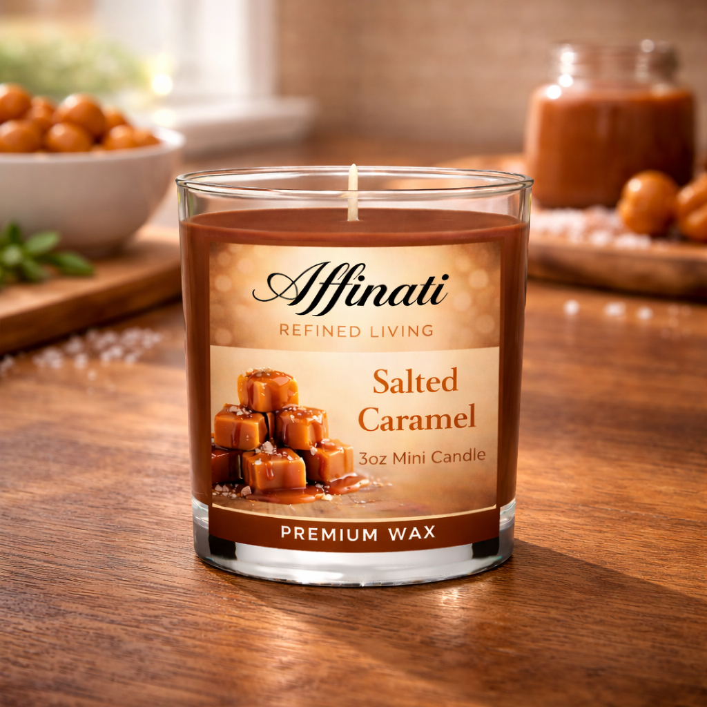 Salted Caramel Mini Candle - Affinati