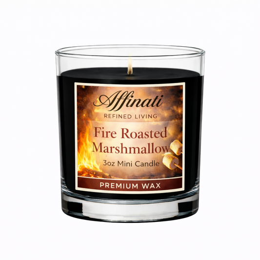화염 구운 마시멜로 미니 캔들