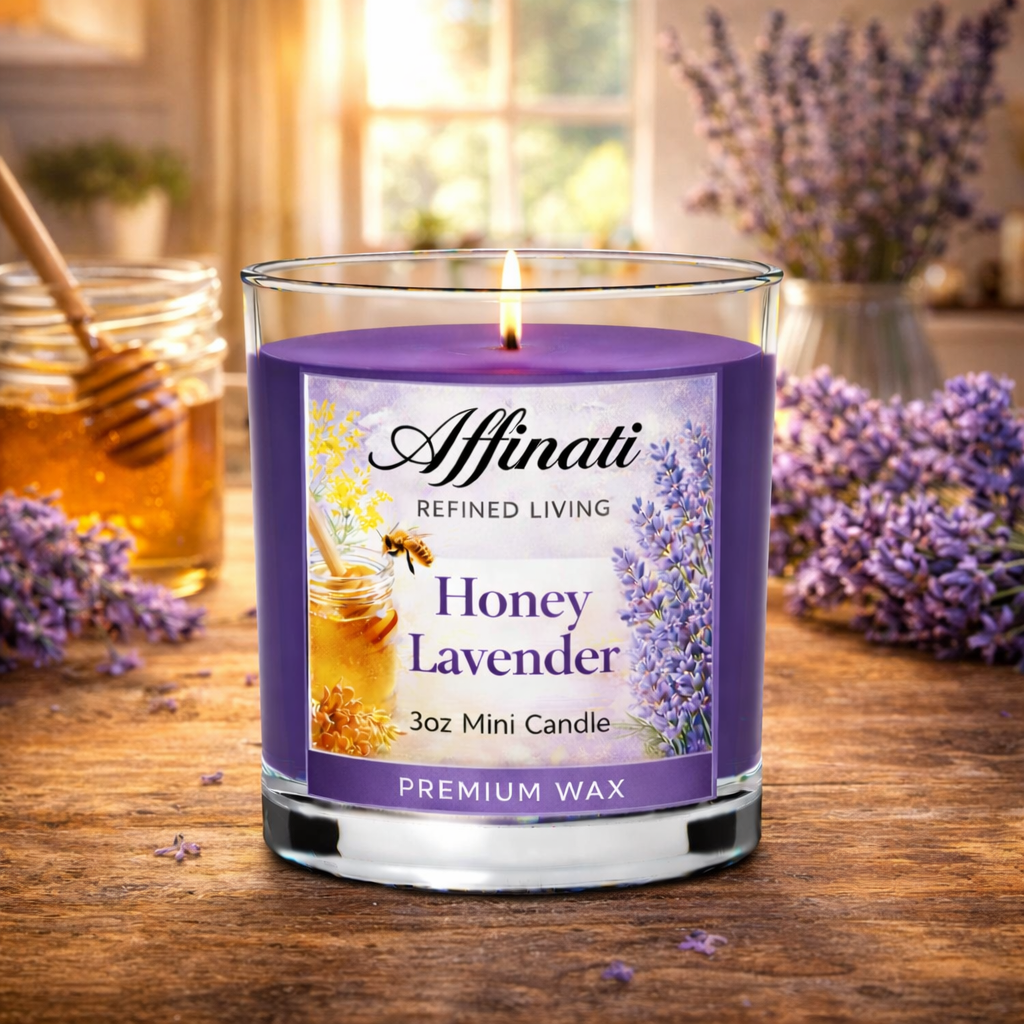 Honey Lavender Mini Candle - Affinati