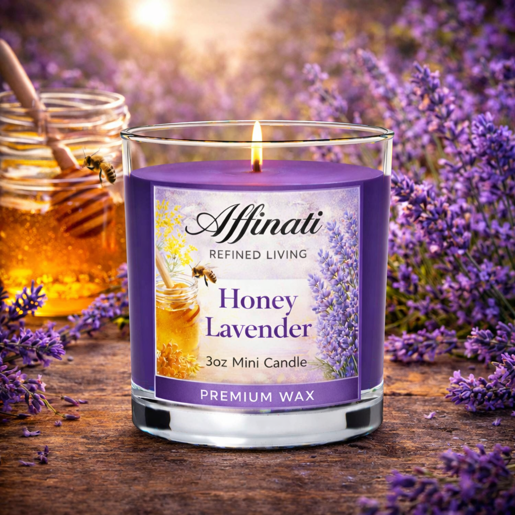 Honey Lavender Mini Candle - Affinati