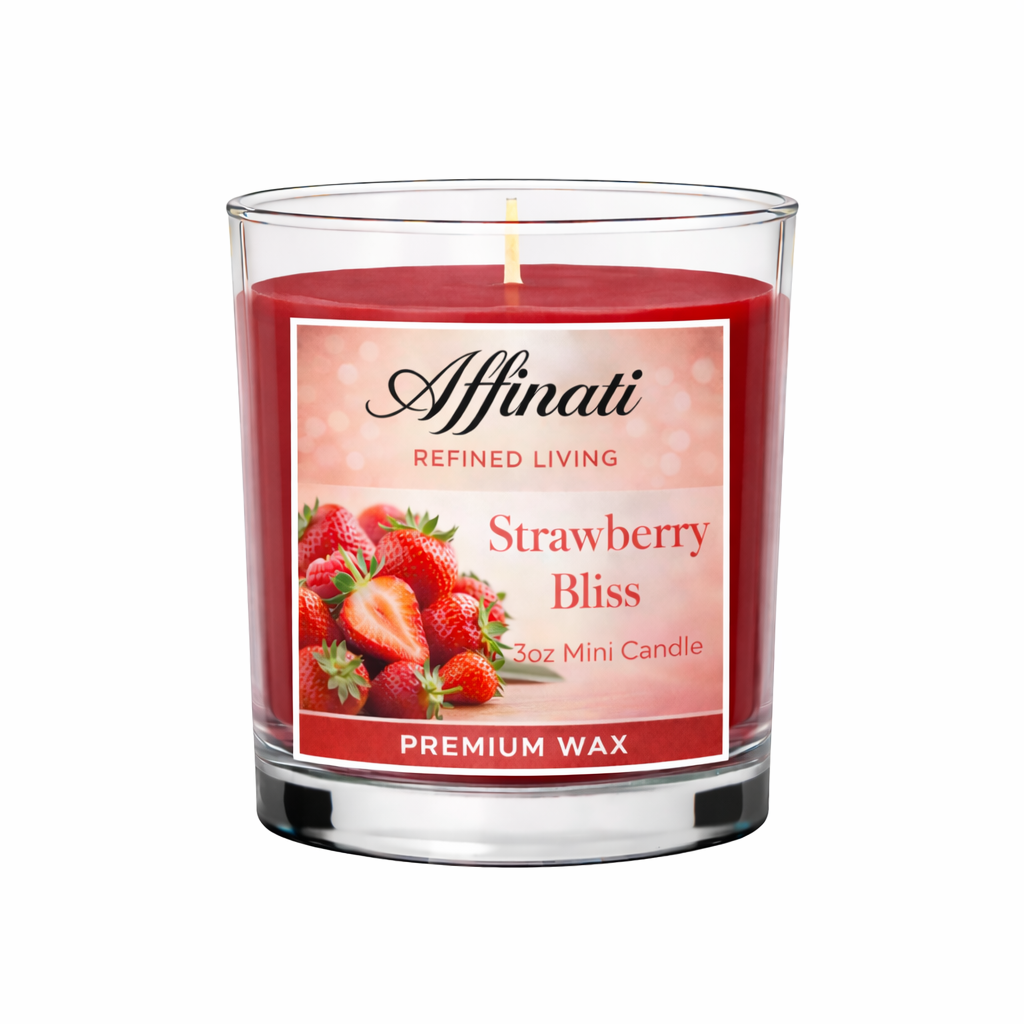 Strawberry Bliss Mini Candle
