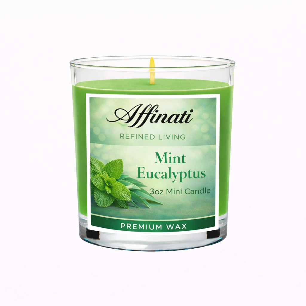 Mint Eucalyptus Mini Candle - Affinati
