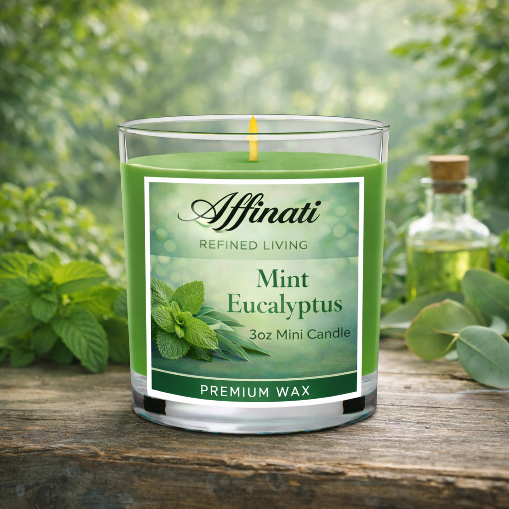 Mint Eucalyptus Mini Candle - Affinati