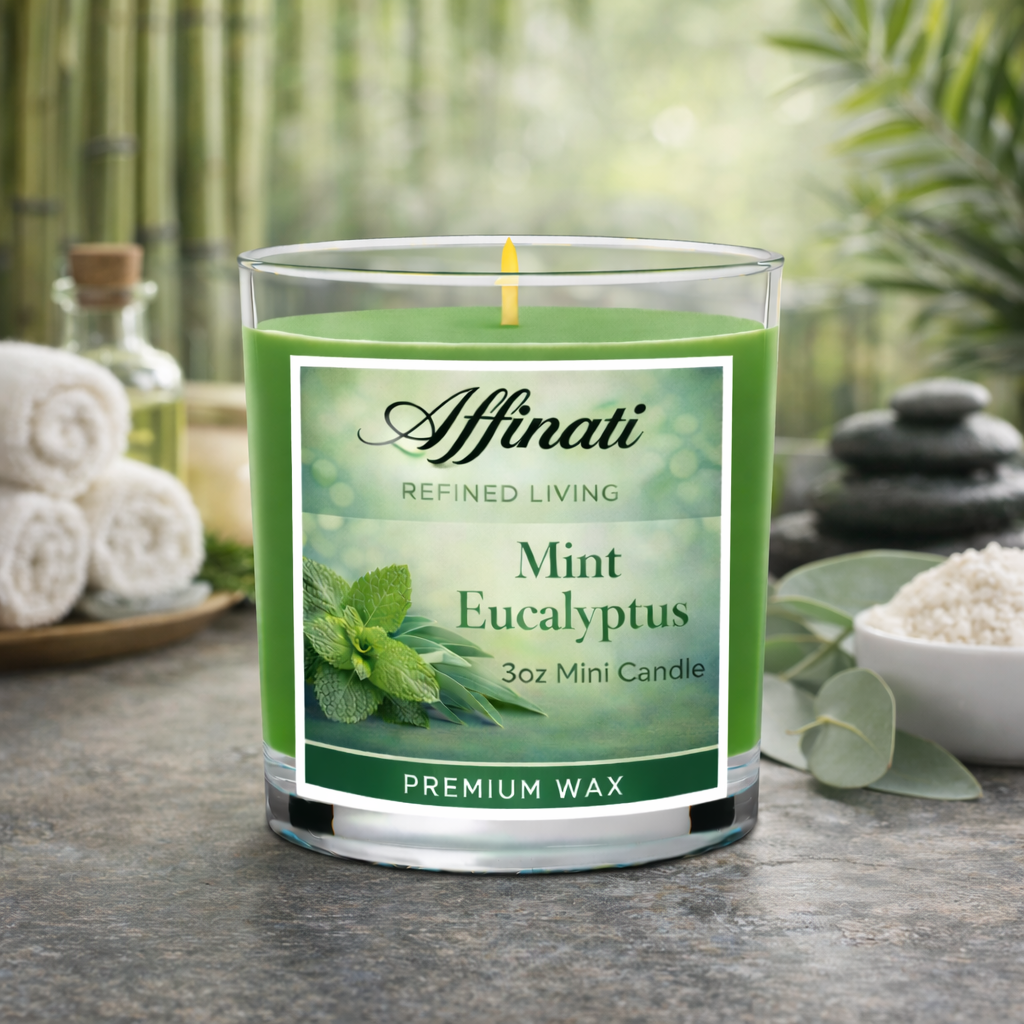 Mint Eucalyptus Mini Candle - Affinati