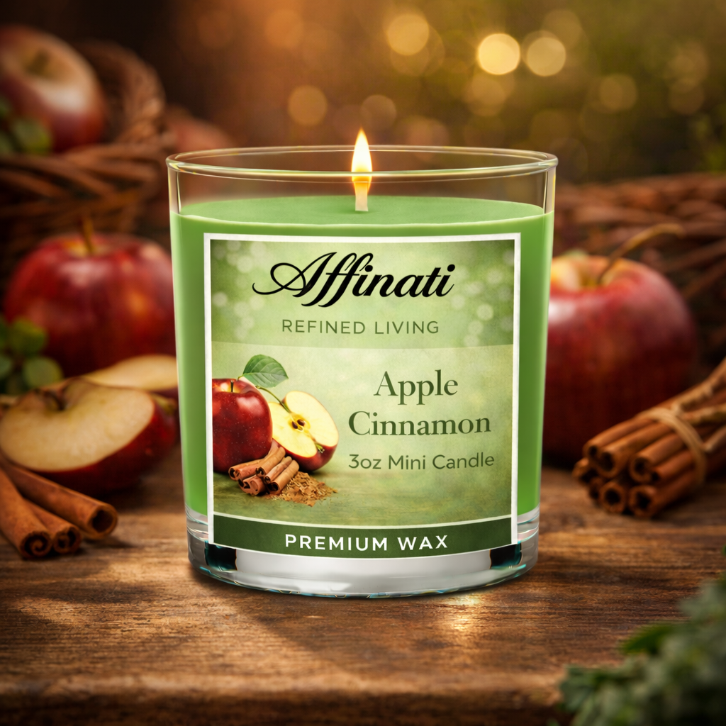 Apple Cinnamon Mini Candle - Affinati