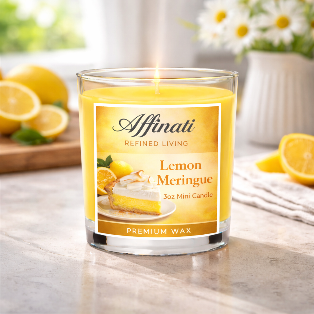 Lemon Meringue Mini Candle - Affinati