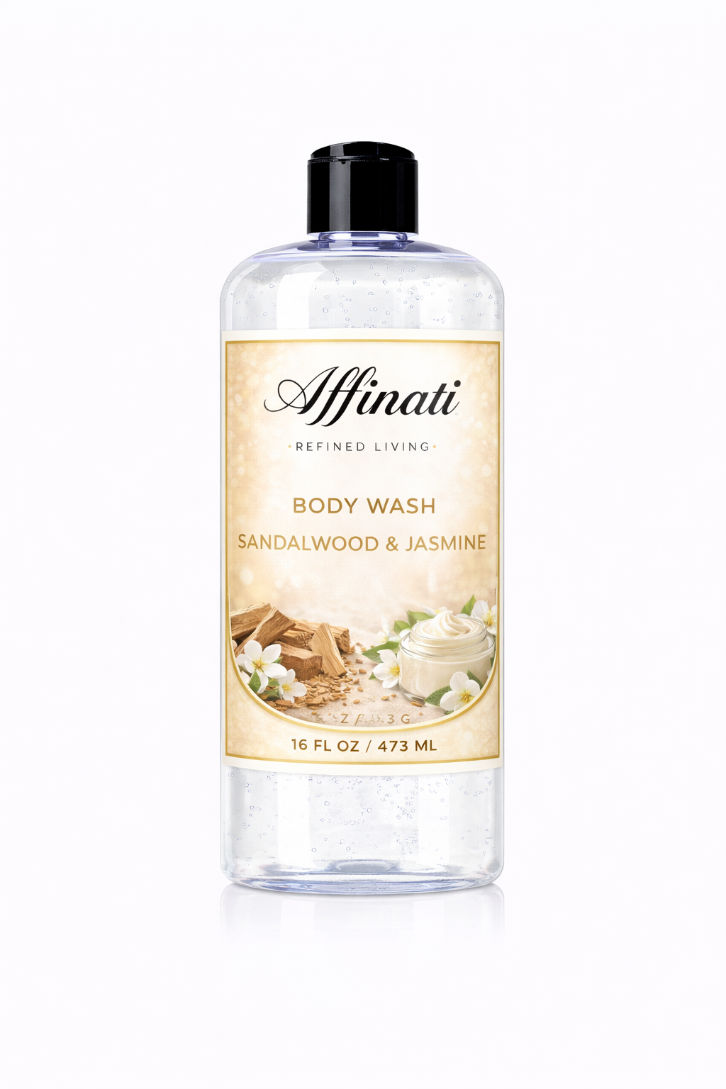 Sandalwood & Jasmine Body Wash - Affinati