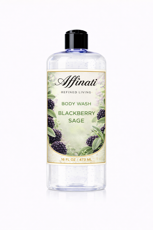 Blackberry Sage Cream Body Wash - Affinati